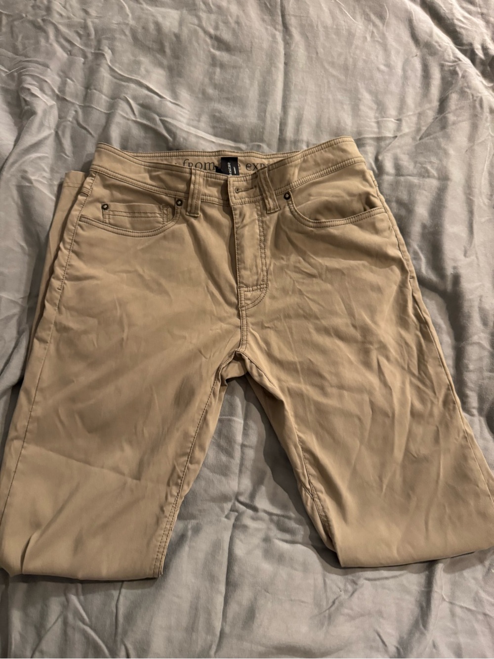 prAna Brion Stretch Hiking Pants Khaki 31x31